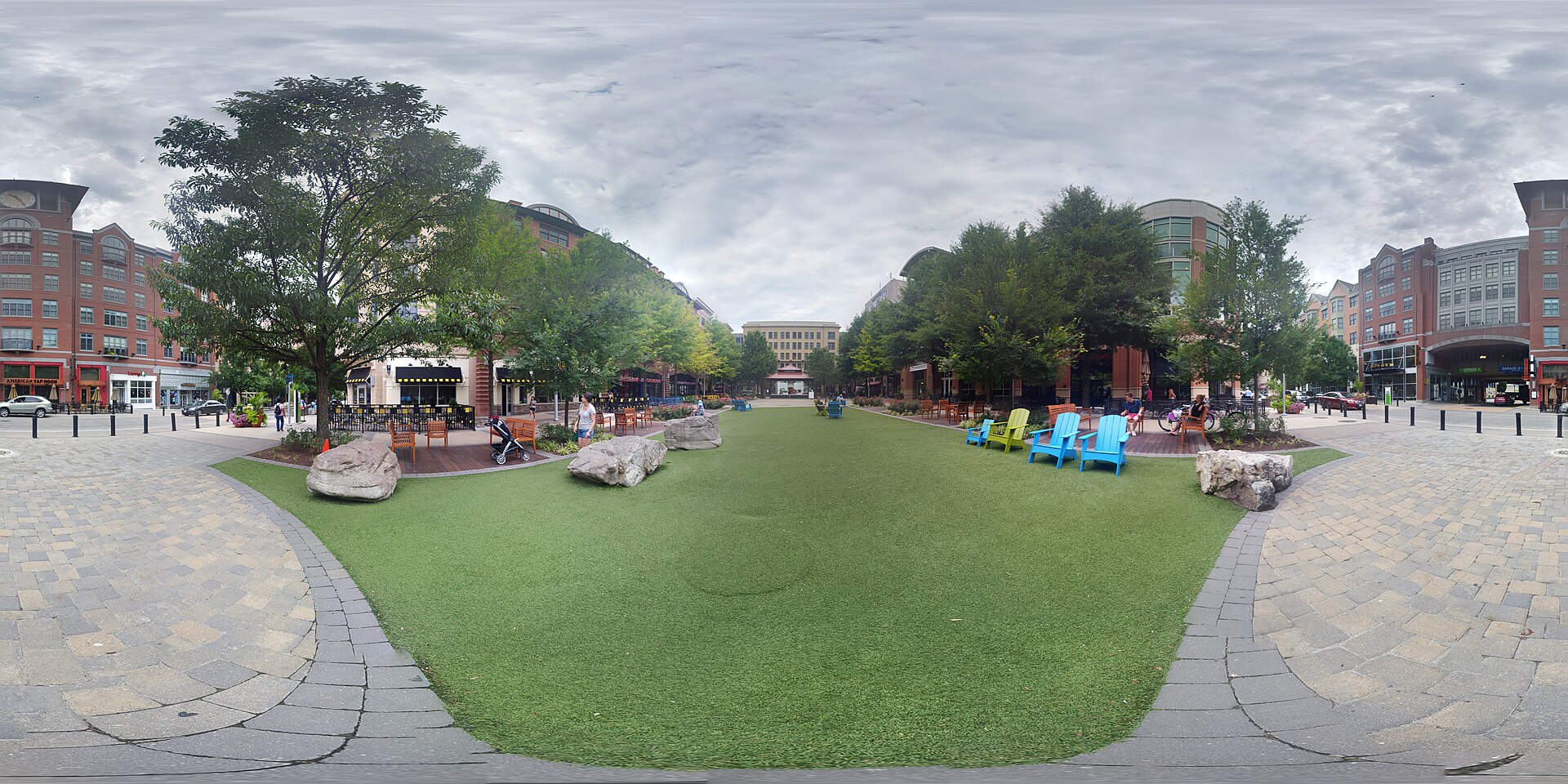 Rockville Town Square public gathering space
